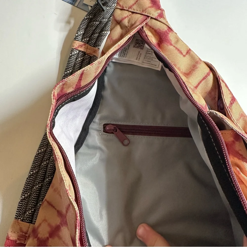 KAVU Rope Sling Bag Meadow Dye Backpack Travel Hiking New